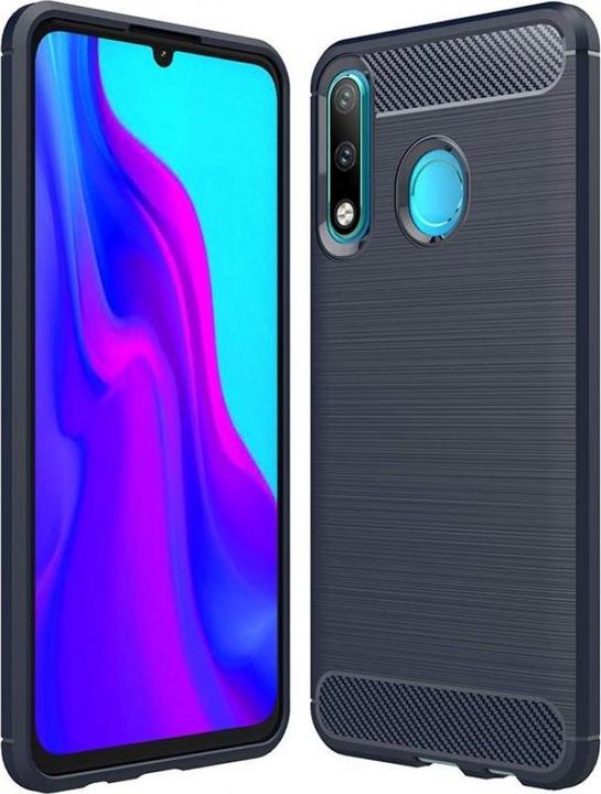 Actual product image Screenguard Huawei P30 Lite Cover Carbon Brushed Soft TPU (Huawei P30 Lite)