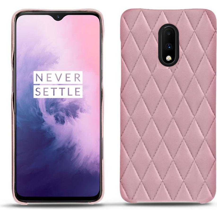 Noreve Lederschutzhülle (OnePlus 7), Smartphone Hülle, Rosa