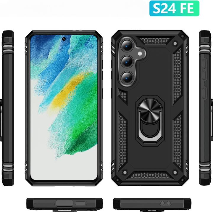 Actual product image Cover-Discount FE - Robust back cover with kickstand (Samsung Galaxy S24 FE)