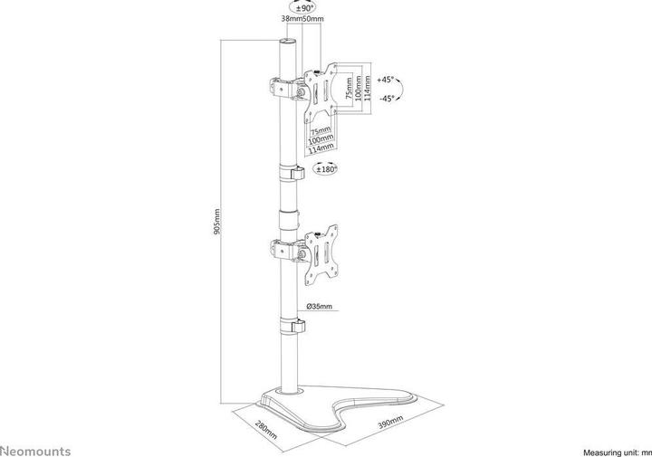 Actual product image Neomounts Table mount (Table, 32.01")