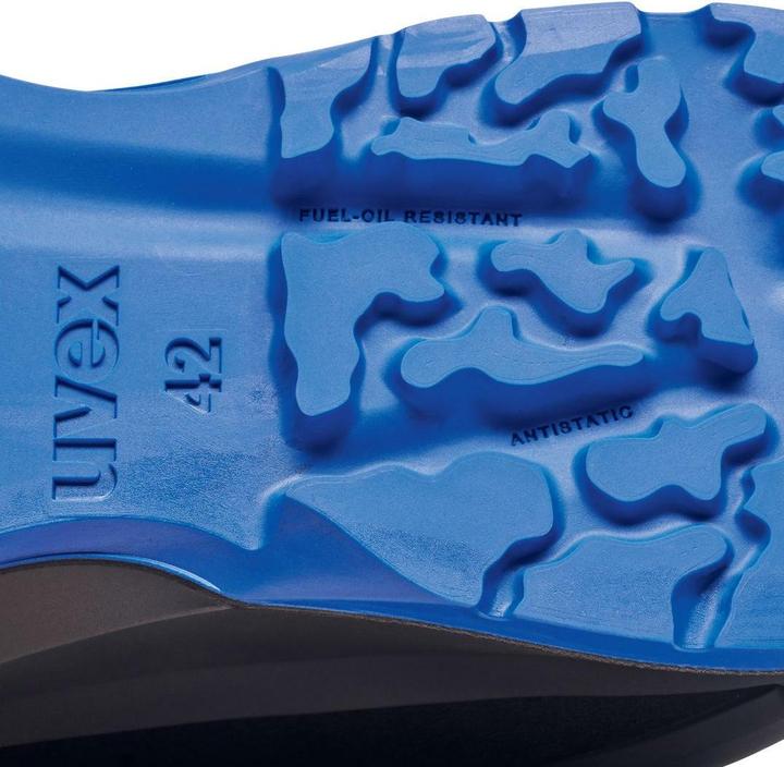 Produktbild Uvex Sports uvex 1 x-craft Halbschuhe S2 68149 schwarz, blau Weite 12 Grösse 50 (S2, 50)