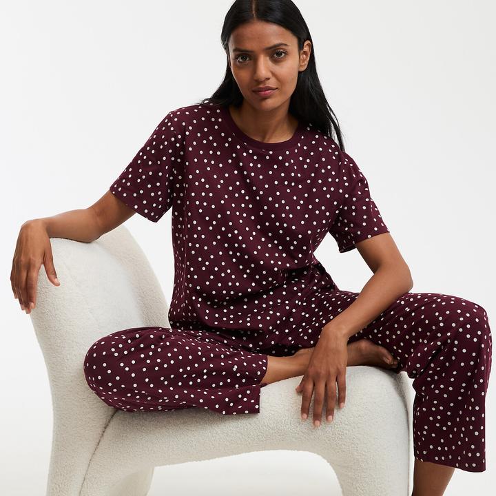 Immagine prodotto La Redoute Collections Pyjama mit Tupfenmuster (L)