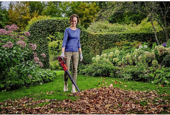 Actual product image Einhell Cordless leaf blower GE-ULB 18 Li E-Kit, 2.0 Ah battery (Rechargeable battery operated, Leaf blower)