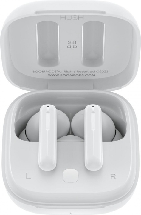 Immagine prodotto Boompods Bassline Hush Bianco (ANC, 30 h, Senza fili)
