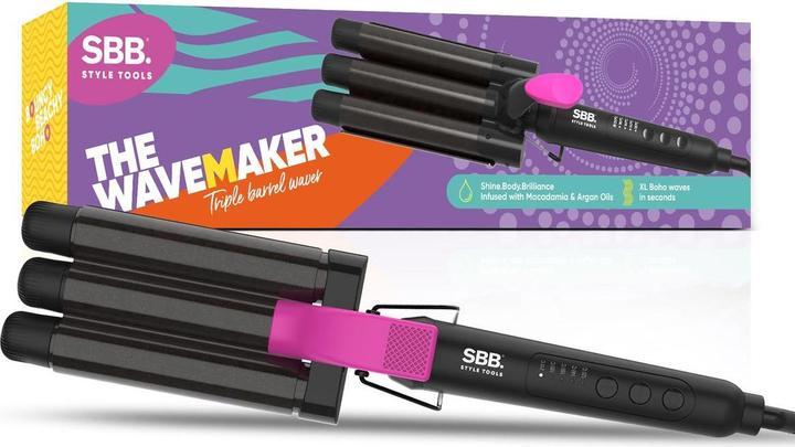 Actual product image SBB SBWV-2000-EU Wavemaker Triple Barrel Waver