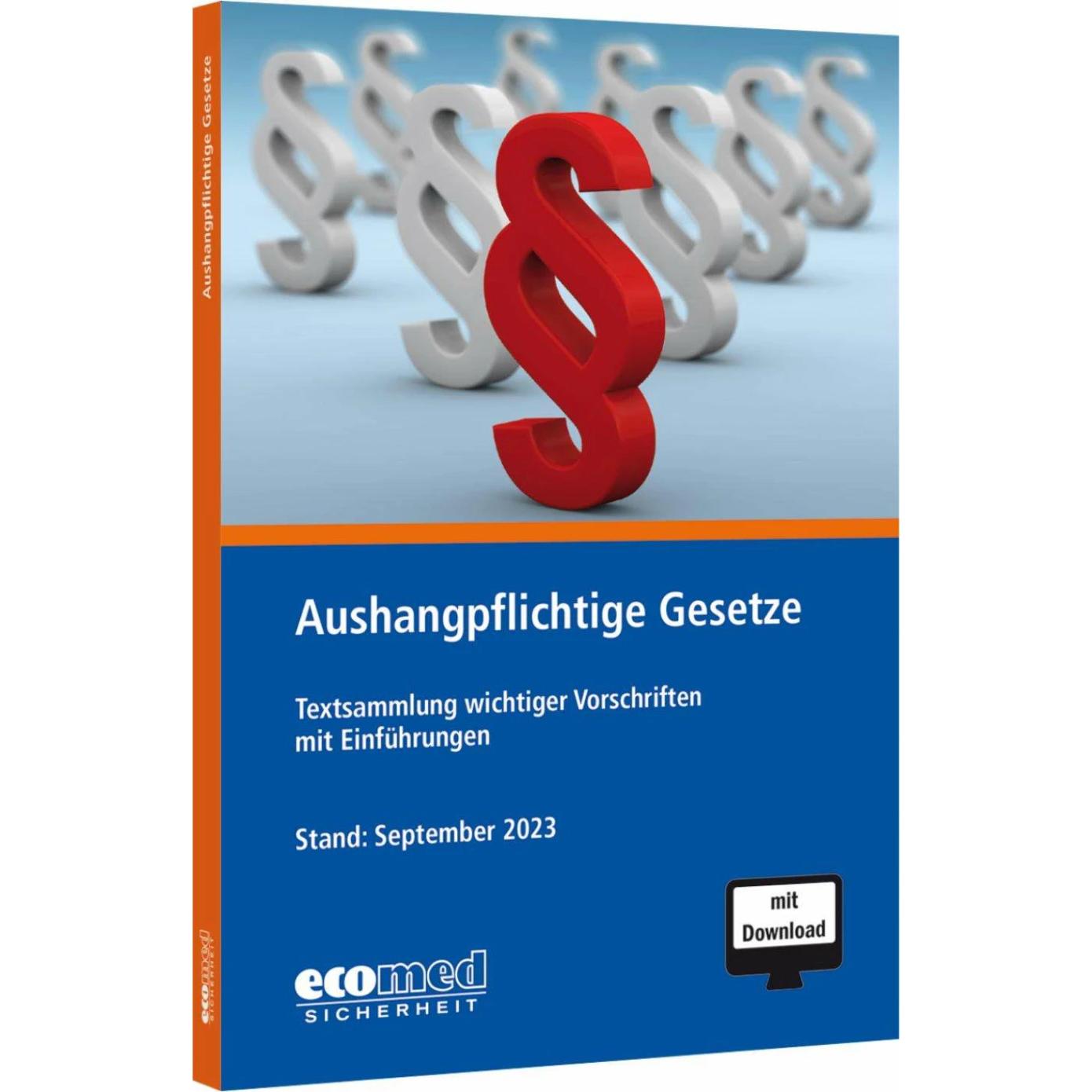 Thumbnail - Aushangpflichtige Gesetze, Fachbücher von Joachim Schwede