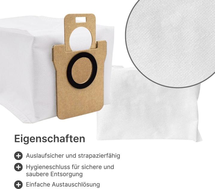 Produktbild Hermex Alternative Staubbeutel zu Xiaomi X10 X10+ (4 x)