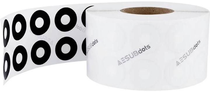 Actual product image Aesub dots retro easy remove 3 mm - Referenzpunkte mit leichter Klebekraft für optische Messverfahren