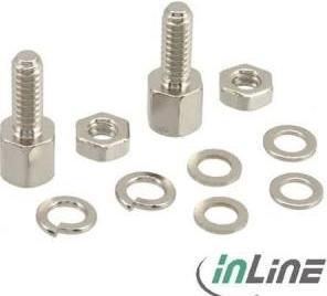 Actual product image InLine Screw set (SUB-D mounting set)