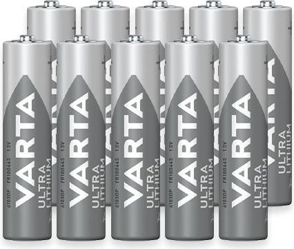 Produktbild Varta Ultra Lithium, AAA (OEM) - 10 Batterien (10 Stk., AAA, 1100 mAh)