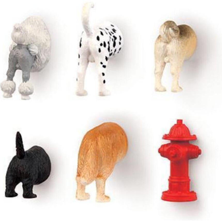 Kikkerland, Magnet, Dog Butt (6x)