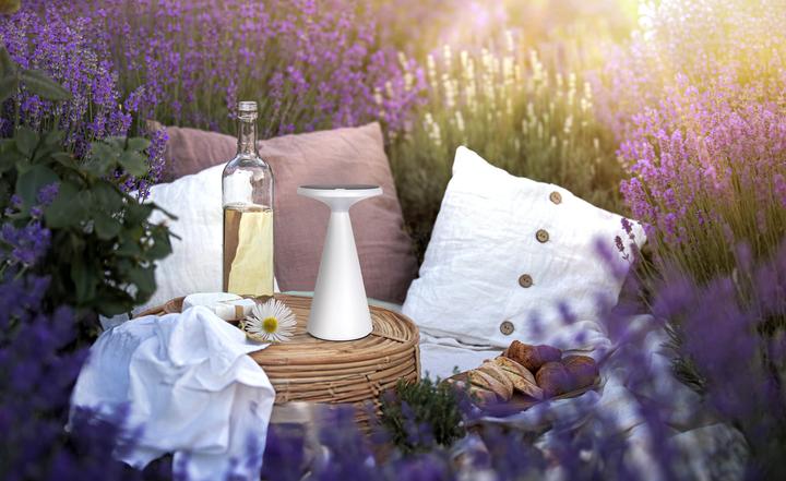 Produktbild Näve LEDSolarAkkuTischleuchte weiss (200 lm)