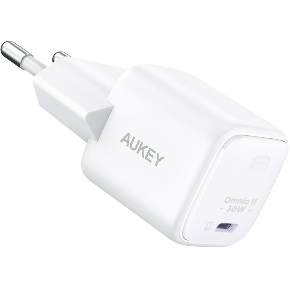 Aukey Minima (30 W), USB Ladegerät, Weiss