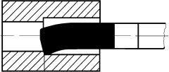 Actual product image Magni Corner turning chisel HSSE DIN4954R round 12x180mm WILKE (12 mm)