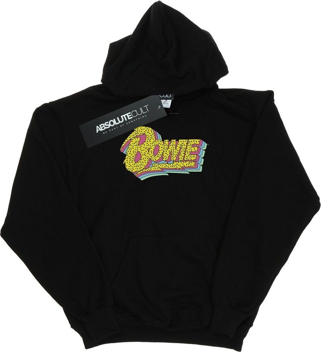 Immagine prodotto David Bowie Moonlight 90s Logo Felpa con Cappuccio Ragazzi (116)