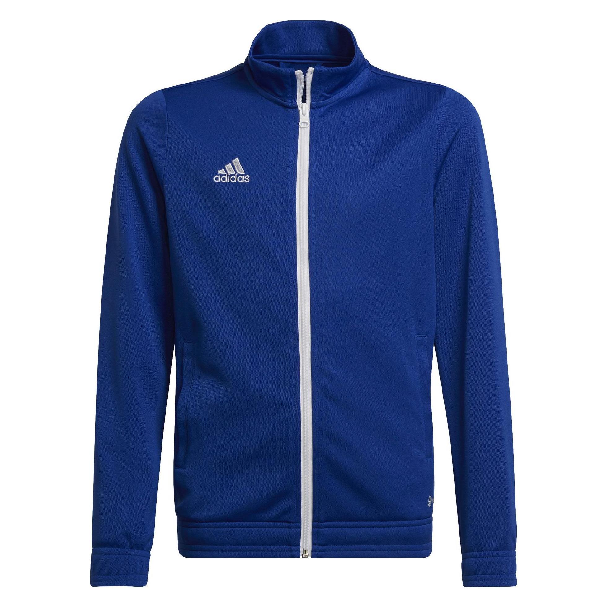 Adidas, Jongens, Outdoor Jassen, Entrada 22 Trainingsjack Kinderen (164), Blauw, 164