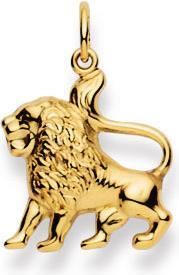 Image du produit Natsumi Schmuck Pendentif Signe du zodiaque Lion en or jaune 18K/750 grand (750/18 K Or jaune)
