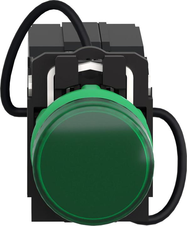 Actual product image Schneider Electric Leuchtmelder, Harmony XB5, Kunststoff, grün, 22mm, universelle LED, glatte Kalotte, 400V AC