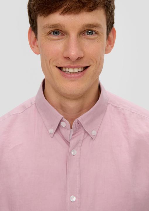 Image du produit s.Oliver Hemd Leinenhemd mit Button-Down-Kragen (XL)