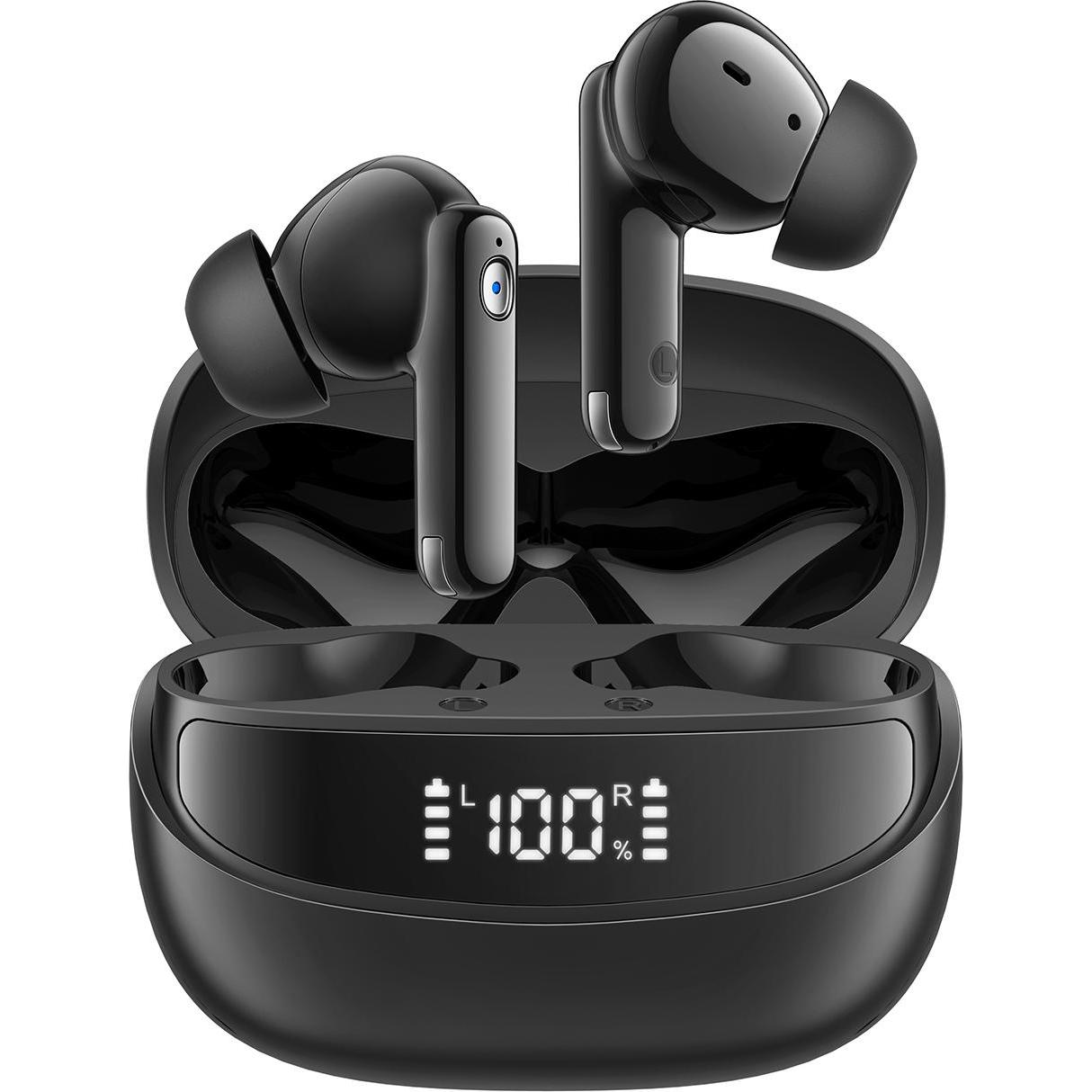 Joyroom JBuds True Wireless In-Ear Headphones - Black (DNC, 30 h, Kabellos) (JR-BB3)