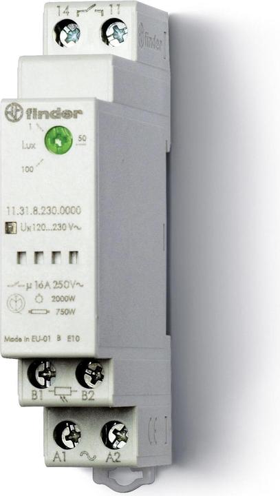 Produktbild Finder Dämmerungsschalter 1-100Lux 16A 230VAC 11.31.8.230.0000