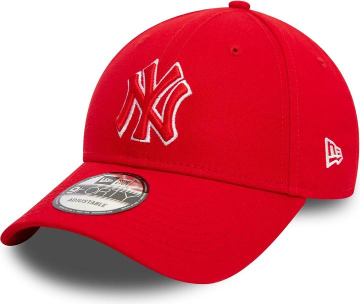 Actual product image New Era 9Forty Strap Cap - OUTLINE New York Yankees red