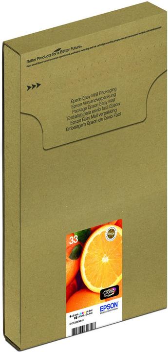 Actual product image Epson Ink/33 Oranges 4.5ml CMYPk 6.4ml BK (FC)