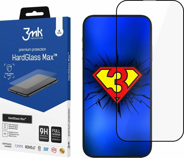 Actual product image 3MK Apple iPhone 14 - HardGlass Max? (1 pcs., Apple iPhone 14)