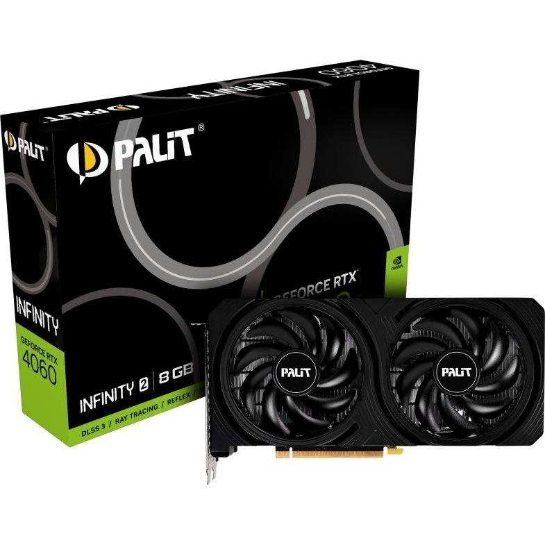 XpertVision Palit RTX4060 Infinity 2 BGB GDDR6 retail (8 GB), Grafikkarte