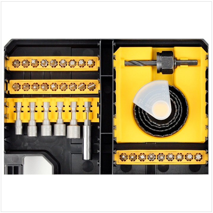 Actual product image DeWalt TStack Universal Set (4 mm, 5 mm, 5.5 mm, 6 mm, 8 mm, 10 mm, 1.5 mm, 2 mm, 2.5 mm, 3 mm, 3.5 mm, 4.5 mm, 6.5 mm, 7 mm)