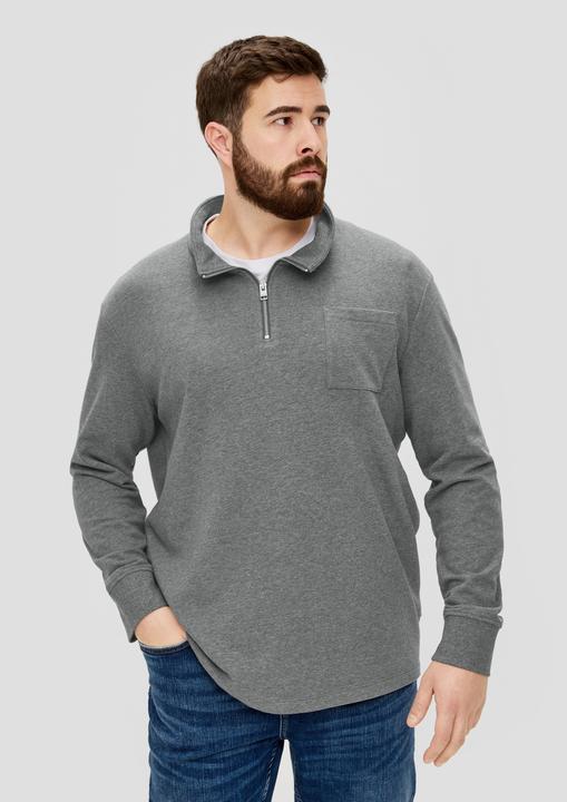 Produktbild s.Oliver Sweatshirt Sweatshirt mit Brusttasche (3XL, XXL)