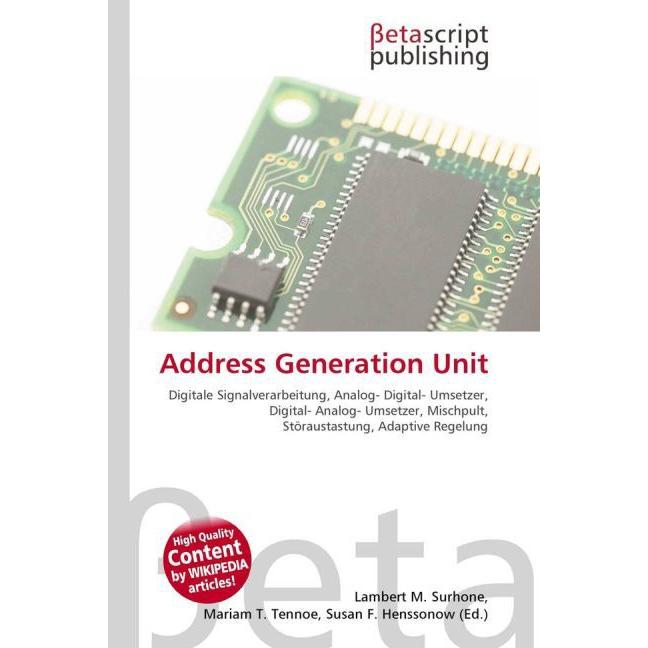 Address Generation Unit, Fachbücher