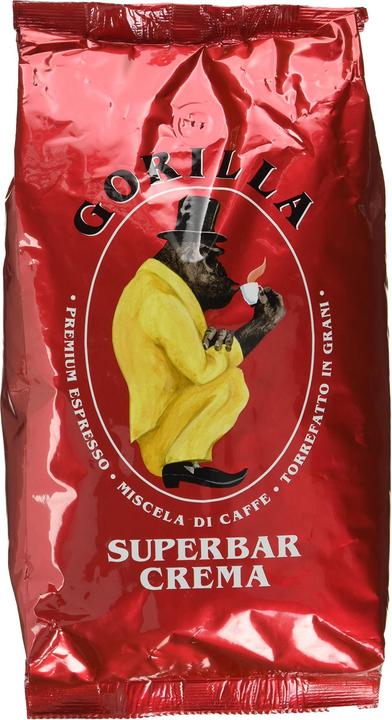 Gorilla Kaffee Superbar Crema (1000 g, Dunkle Röstung)