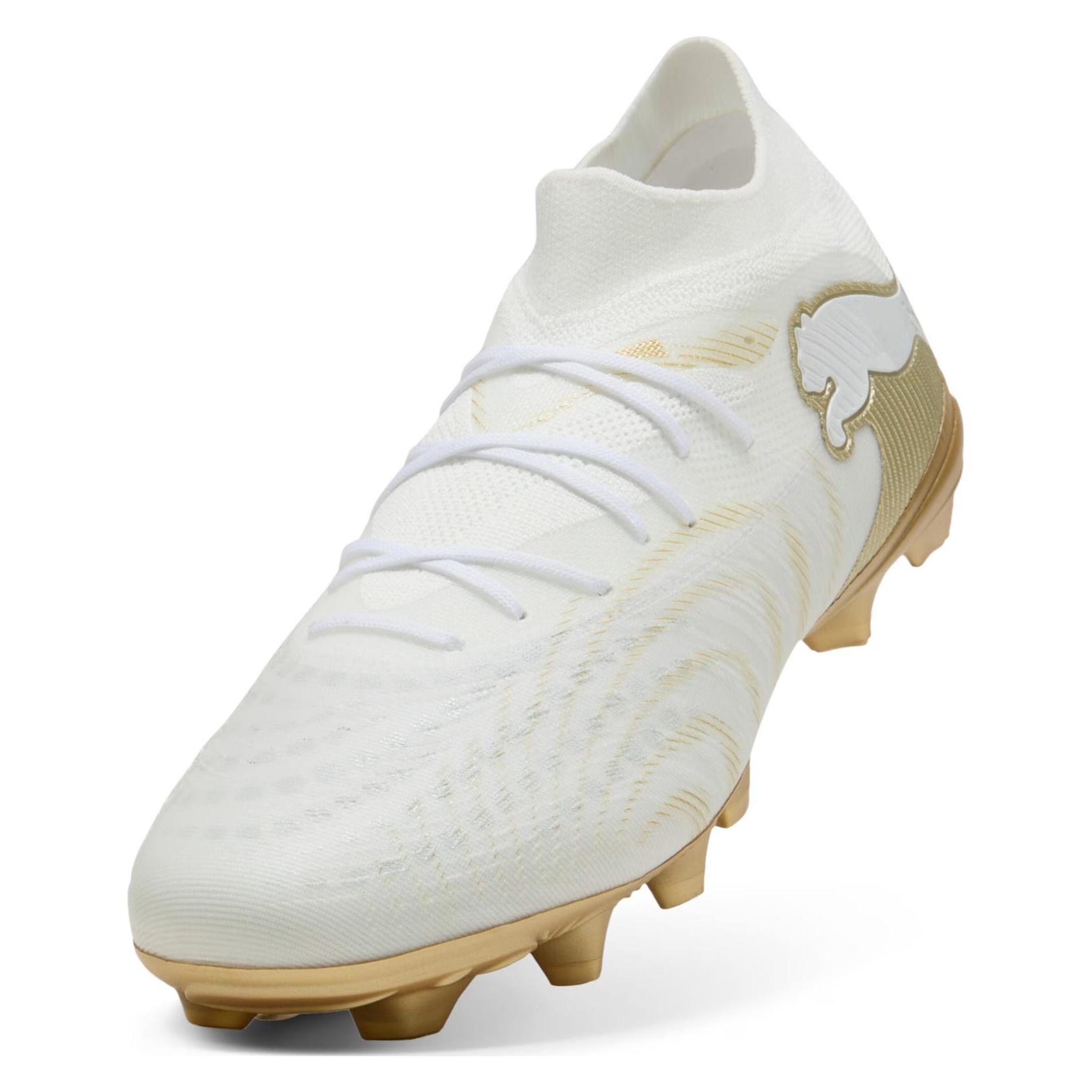Puma, Herren, Fussballschuhe, Future 9 Match Fg/Ag (43), Weiss, Gold