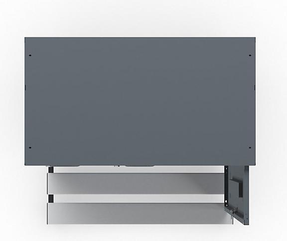 Actual product image Wolf Clothes locker with bench underneath (90 cm, 214 cm)