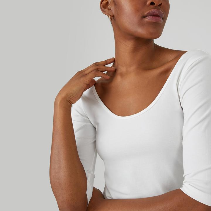 Immagine prodotto La Redoute Collections Maglietta con scollo a ballerina (XS)