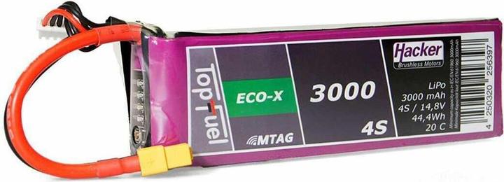 Image du produit Hacker LiPo Pack TF ECO-X 3000mAh 4S MTAG (14.80 V, 3000 mAh)