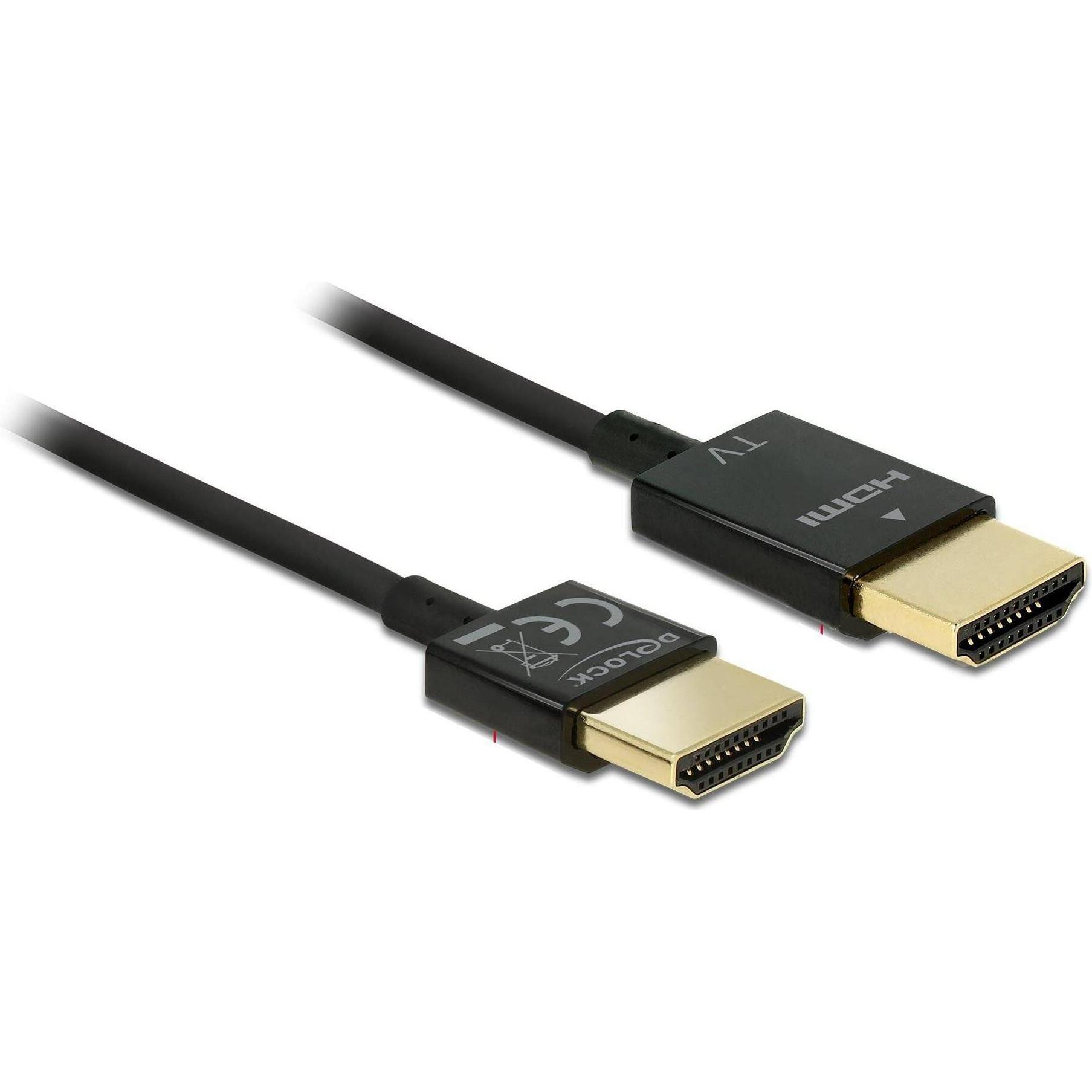 Delock HDMI (Typ A) — HDMI (Typ A) (4.50 m, HDMI), Video Kabel