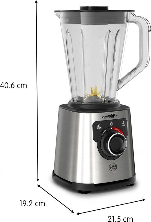 Produktbild OBH Nordica Perfect Mix+ Advanced -tehosekoitin, ruostumaton ter??s (1200 W)