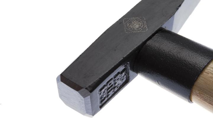 Actual product image Forte tools Metalworker's hammer with wooden handle, 100 g head weight, hammer with wooden handle, premium tool (100 g)