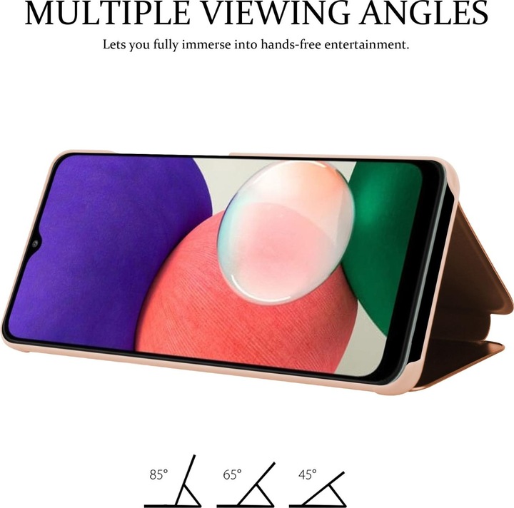 Immagine prodotto Cadorabo Copertina del libro dello specchietto retrovisore intelligente (Samsung Galaxy A22 5G)