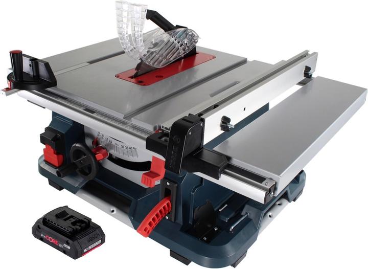 Produktbild Bosch Professional Bosch GTS 18V-216 Professional Akku Tischkreissäge 18 V 216 mm Biturbo Brushless + 1x ProCORE Akku 4