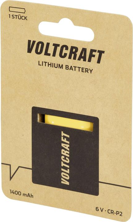 Produktbild Voltcraft CRP2 Fotobatterie CR-P 2 Lithium 1400 mAh 6 V 1 St. (1 Stk., CR-P2, 1400 mAh)