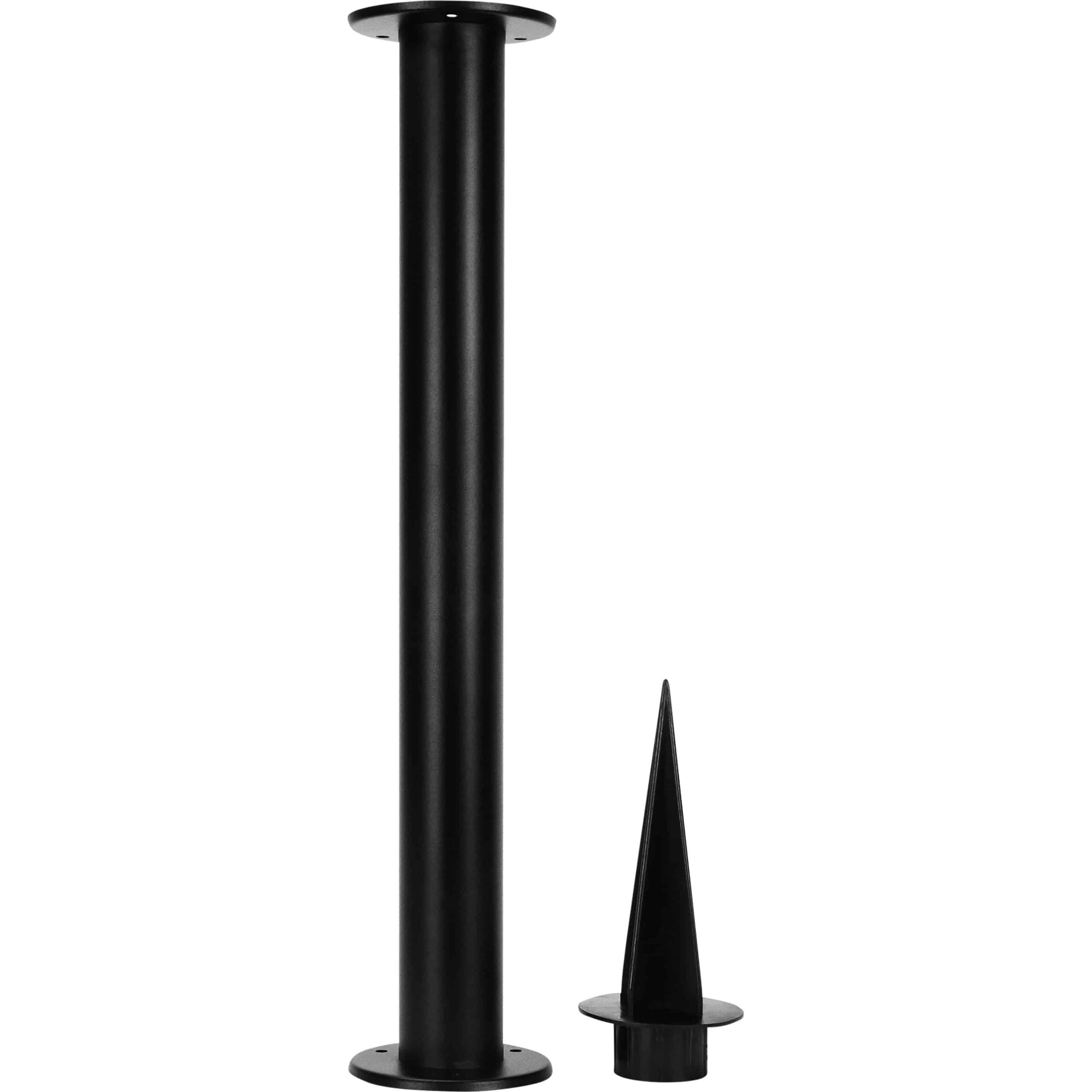 Brendz, Illuminazione esterna, Erdspiess Floor Mount Black, 50 cm, schwarz