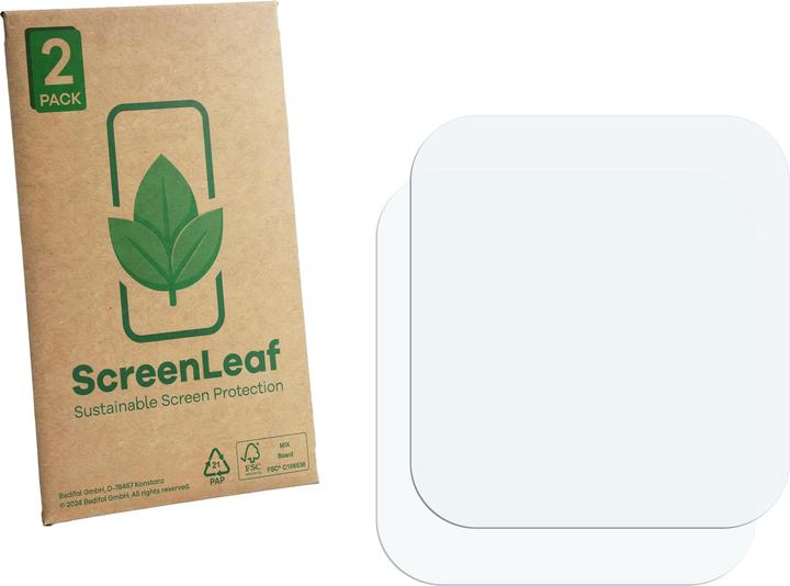 Produktbild ScreenLeaf Schutzfolie für Dwfit H39 1.4" nachhaltiger Displayschutz Display Schutz Folie Klar Transparent