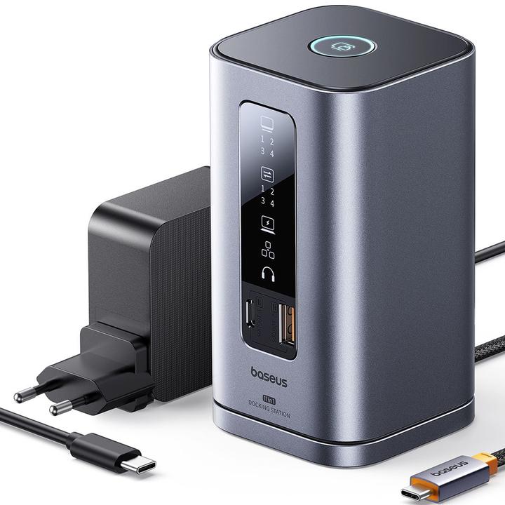 Actual product image Baseus Stacja/replikator Spacemate RD1 11w1 USB-C (11 ports)
