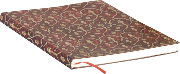 Actual product image Paperblanks Softcover Flexis - Red Velvet - Ultra - Unlined (Plain, Soft cover)