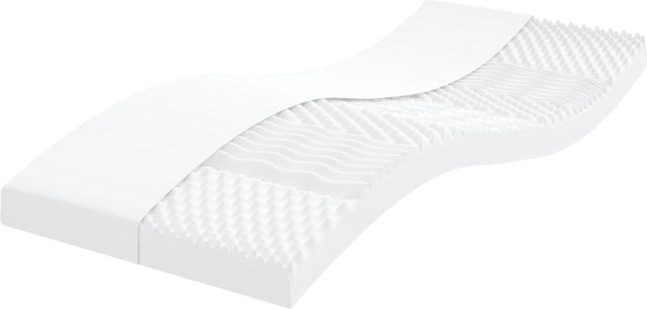Produktbild VidaXL Schaumstoffmatratze 80 x 220 cm 7-Zonen Härtegrad 20 ILD (80 x 220 cm, Schaumstoffkern)