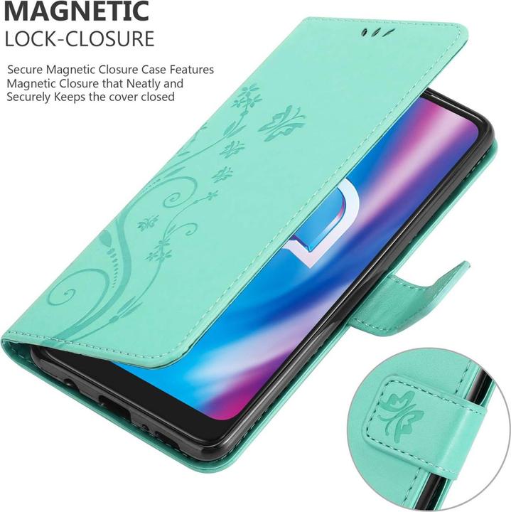 Actual product image Cadorabo Case for Alcatel 1S 2020 Flower Book (1S (2020))