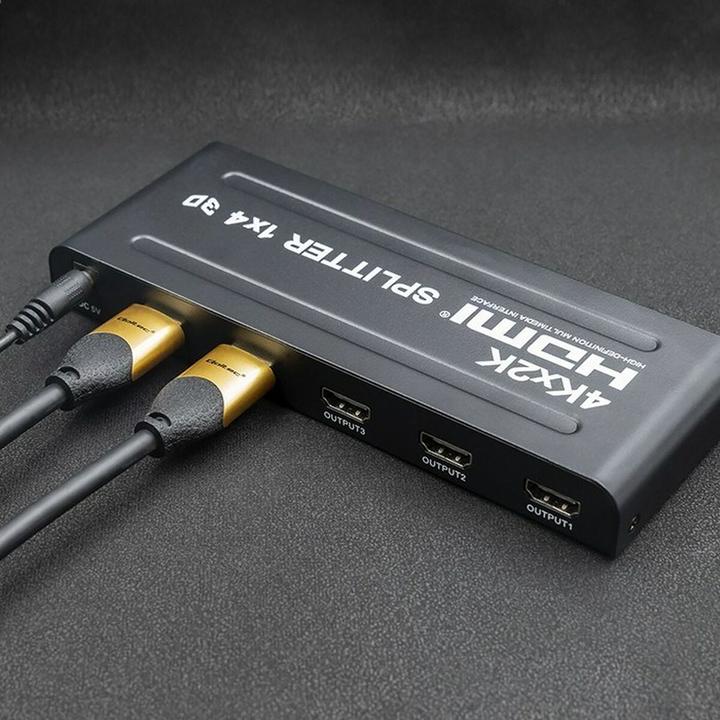 Produktbild Qoltec 51798 Aktiver HDMI-Splitter 4 x HDMI 4K x 2K | 3 4 Gbit/s